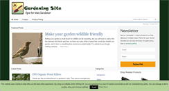 Desktop Screenshot of gardeningsite.com