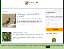 Tablet Screenshot of gardeningsite.com